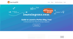 Desktop Screenshot of learningcms.com